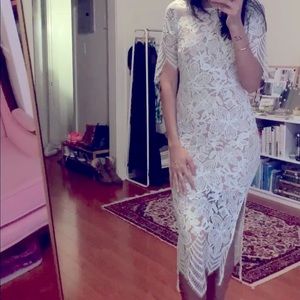 NWT For Love & Lemons cutout back dress